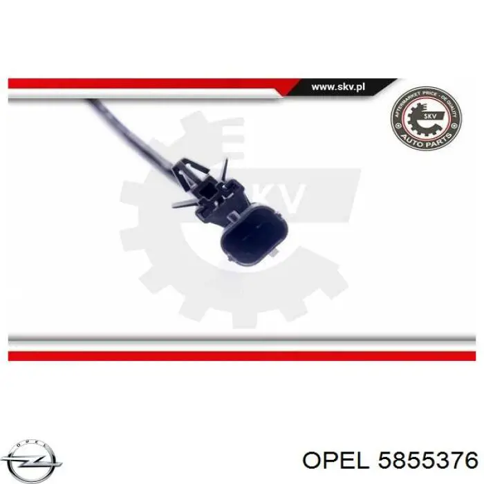 Compre 5855376 Opel Sensor de temperatura dos gases de escape (GE), depois de filtro de partículas diesel