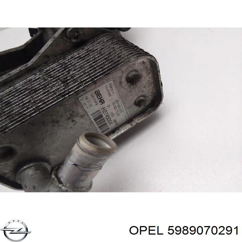 5989070291 Opel Caixa do filtro de óleo