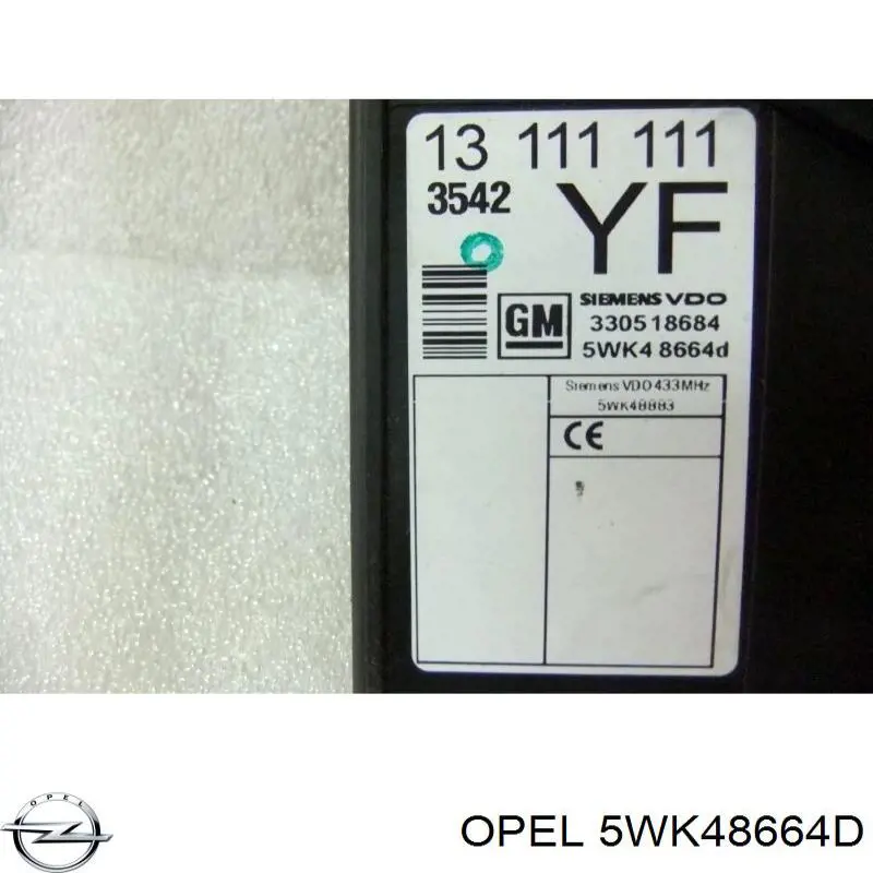 5WK48664D Opel 