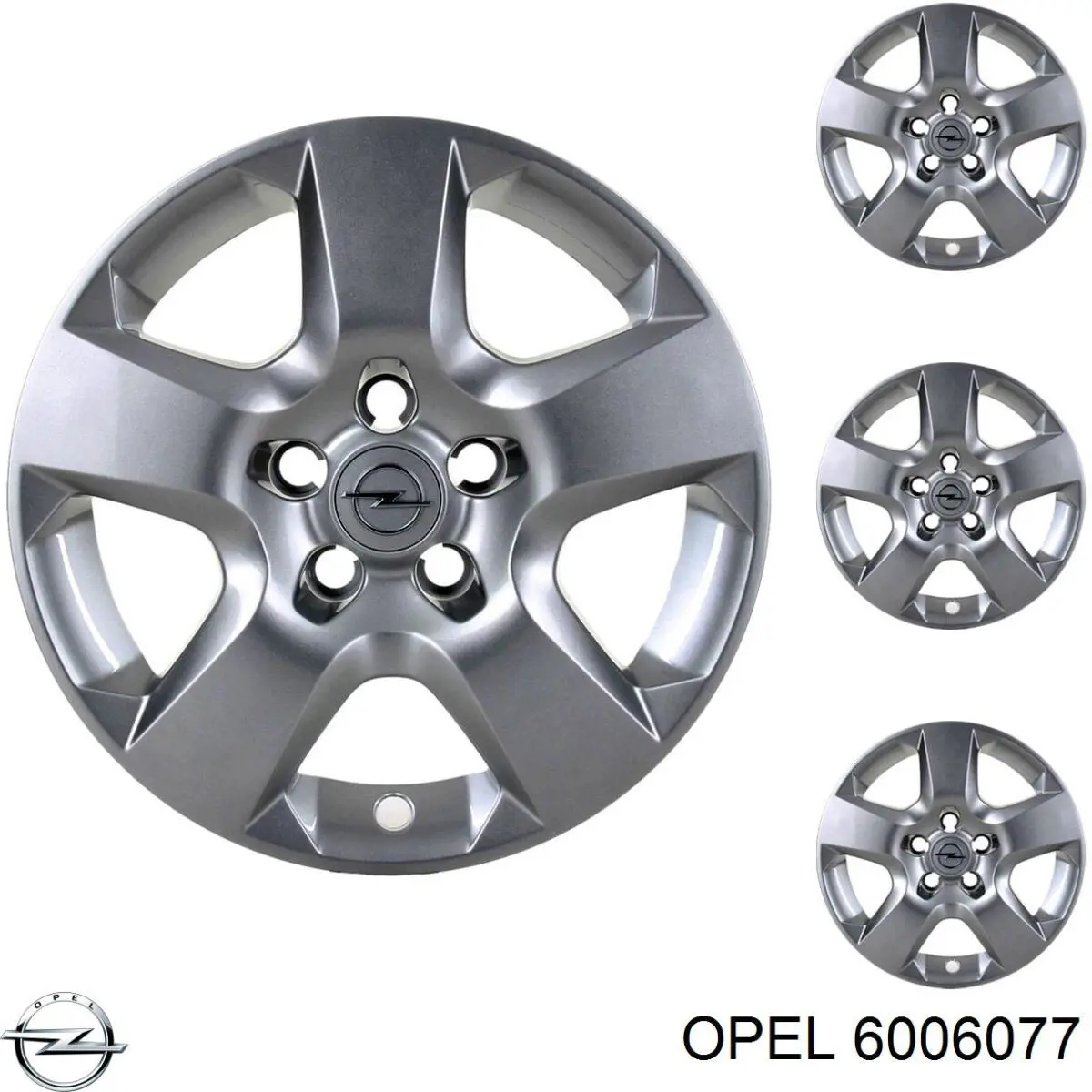 6006077 Opel Coberta de disco de roda