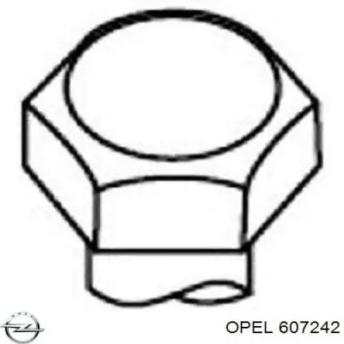 Compre 607242 Opel Parafuso de cabeça de motor (CBC)
