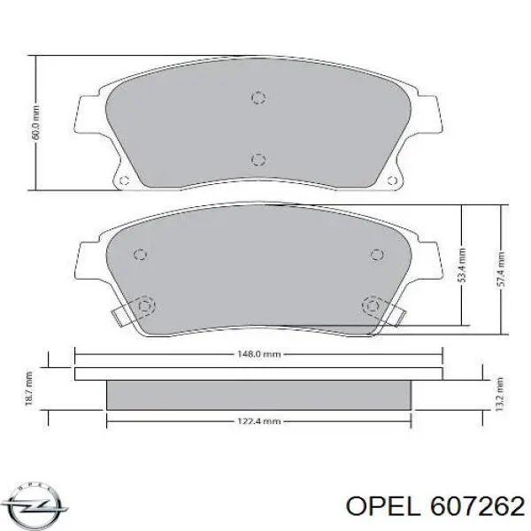 Compre 607262 Opel 