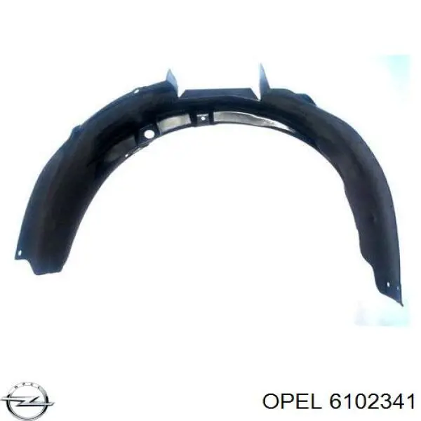 Compre 6102341 Opel Guarda-barras direito do pára-lama dianteiro