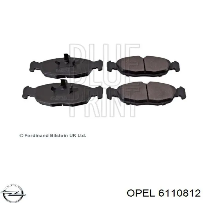 Consola dianteira de fixação do pára-lama dianteiro direito Opel 6110812 preço, a partir de 48,77 USD