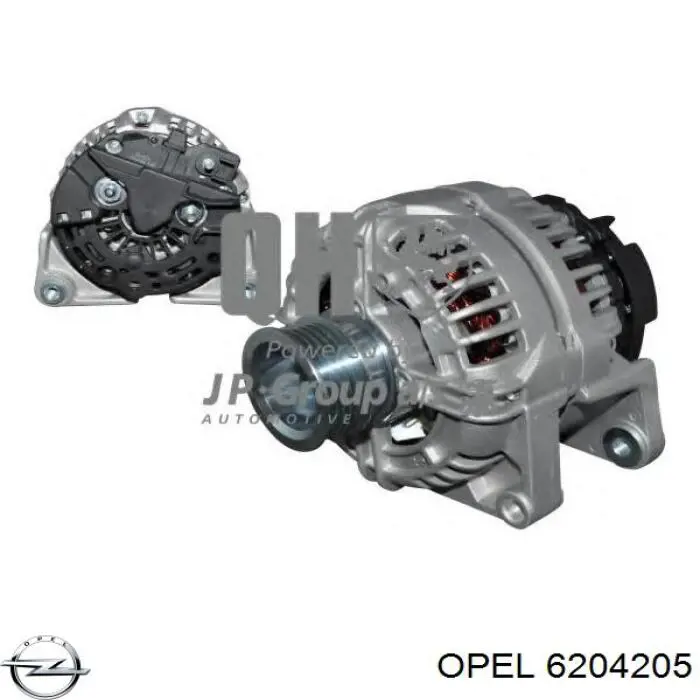 6204205 Opel Gerador