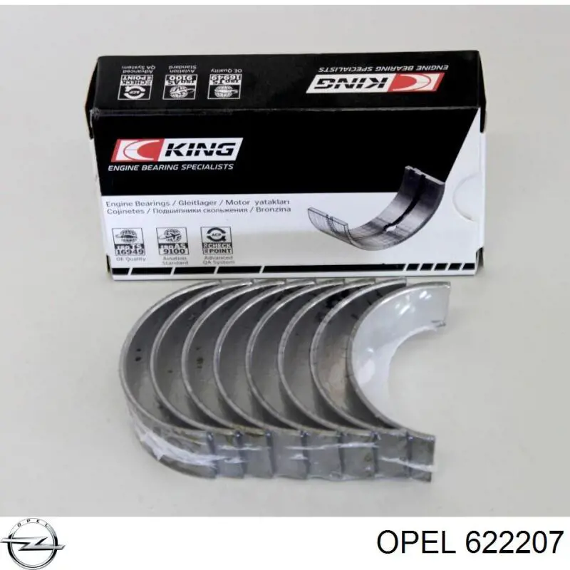Folhas inseridas de cambota de biela, kit, 2ª reparação ( + 0,50) Kolbenschmidt 37166600 preço, a partir de 51,21 USD