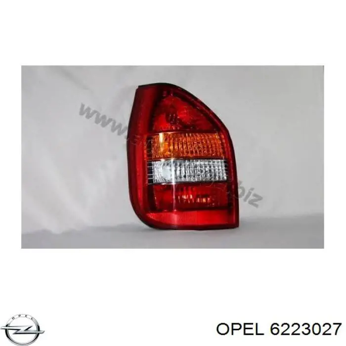 Lanterna traseira esquerda Opel 6223027 preço, a partir de 65,63 USD