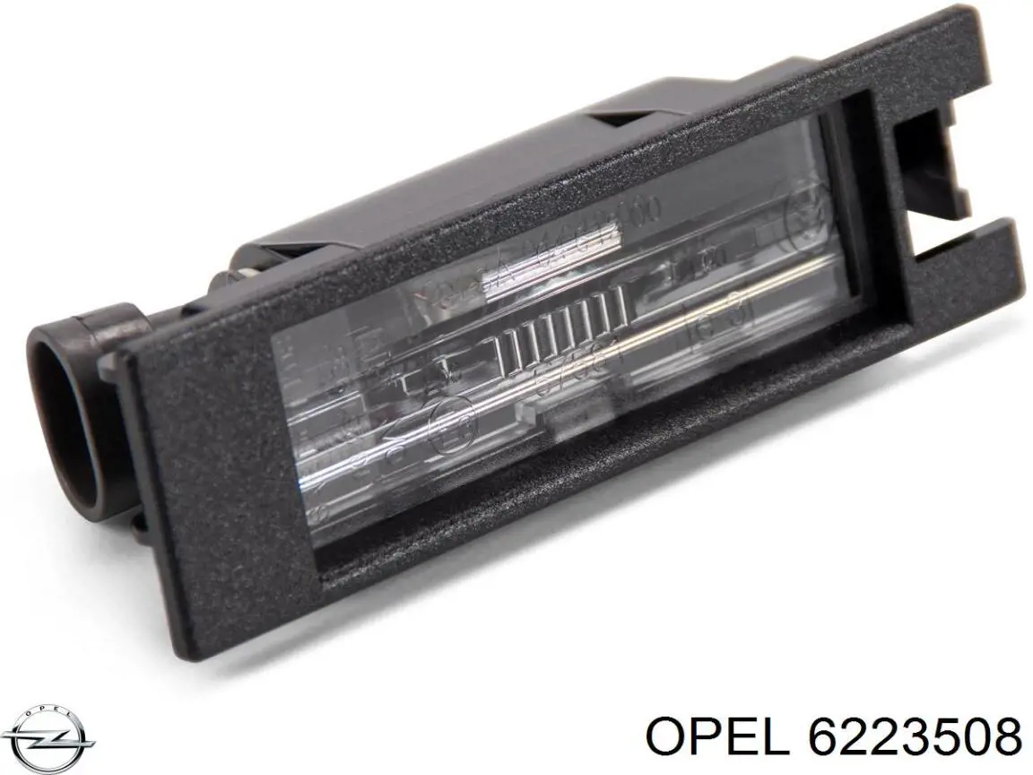 Lanterna da luz de fundo de matrícula traseira Opel 6223508 preço, a partir de 12,15 USD