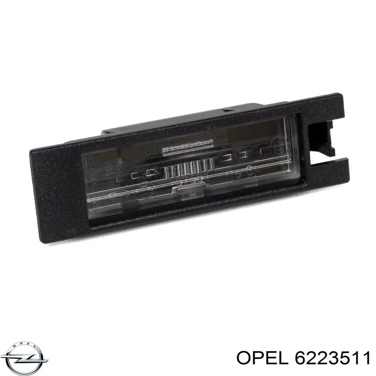 6223511 Opel Lanterna da luz de fundo de matrícula traseira