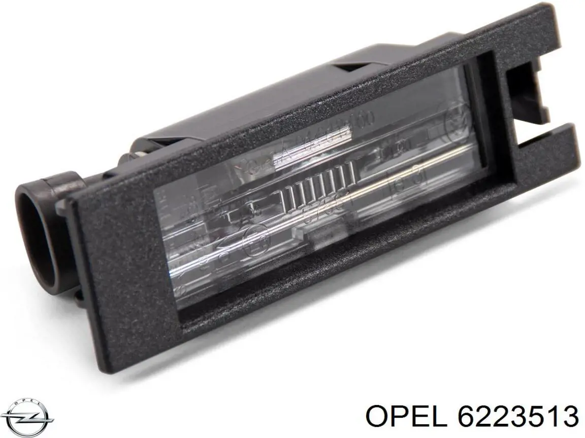 Lanterna da luz de fundo de matrícula traseira Opel 6223513 preço, a partir de 12,52 USD