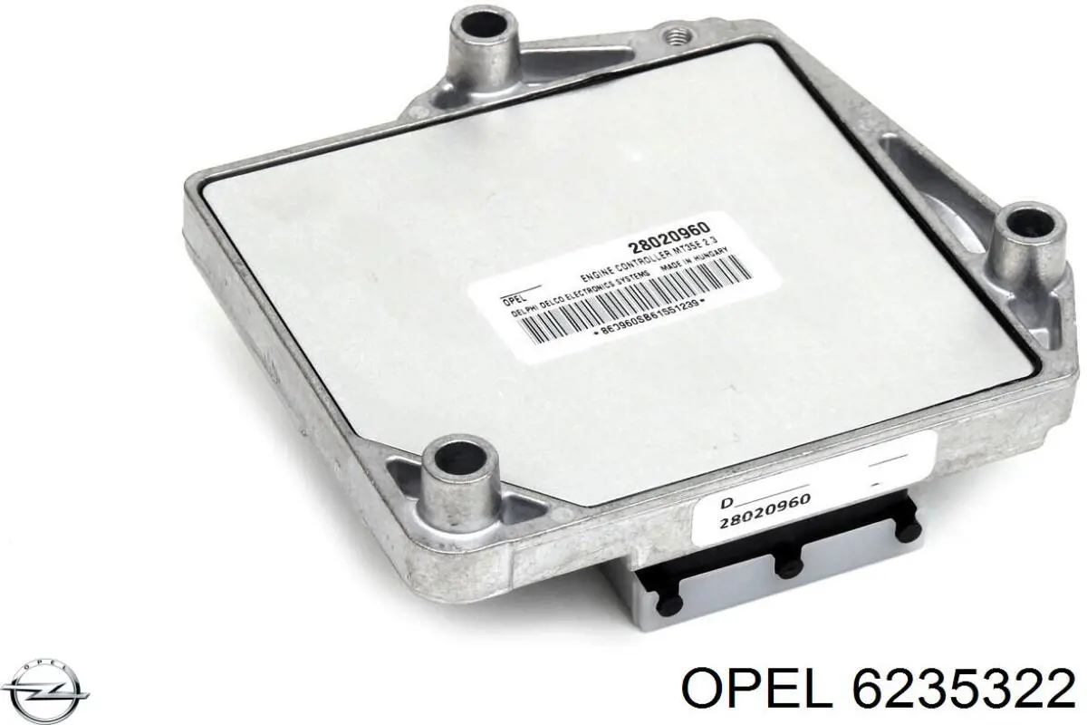 6235322 Opel Módulo de direção (Centralina eletrônica) de motor