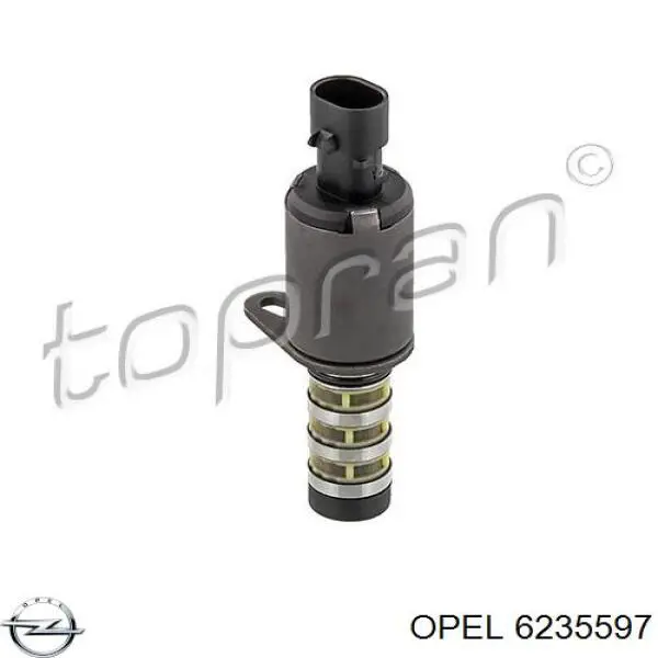 Compre 6235597 Opel Válvula eletromagnética de posição (de fases) da árvore distribuidora