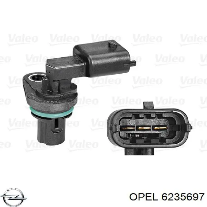Compre 6235697 Opel Sensor de posição da árvore distribuidora