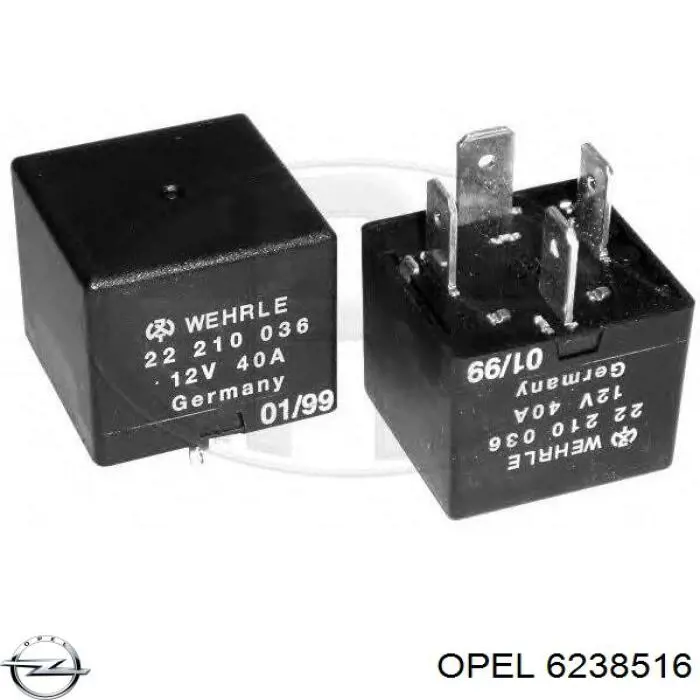 Relê de ventilador Opel 6238516 preço, a partir de 9,97 USD