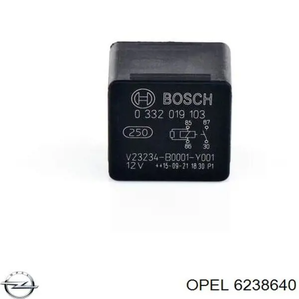 Relê do compressor de suspensão pneumática Opel 6238640 preço, a partir de 40,72 USD