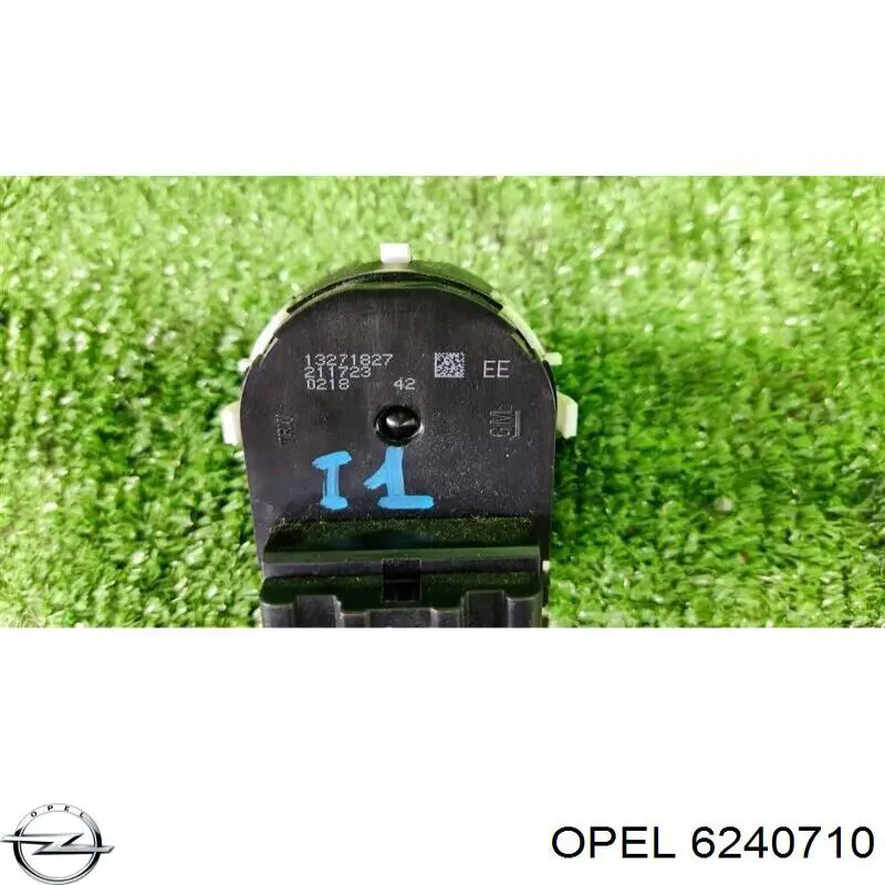 6240710 Opel Unidade de controlo dos espelhos de retrovisão, na porta