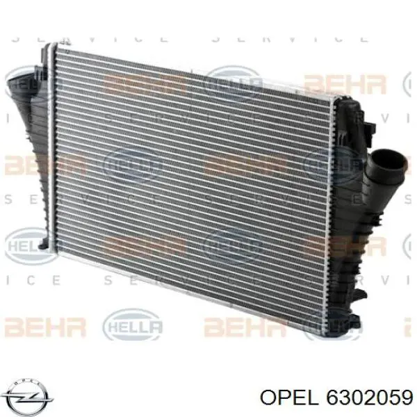 Compre 6302059 Opel Radiador de intercooler