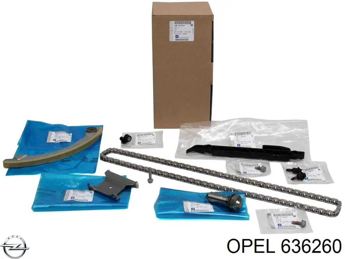 Cadeia do mecanismo de distribuição de gás, kit Opel 636260 preço, a partir de 169,53 USD