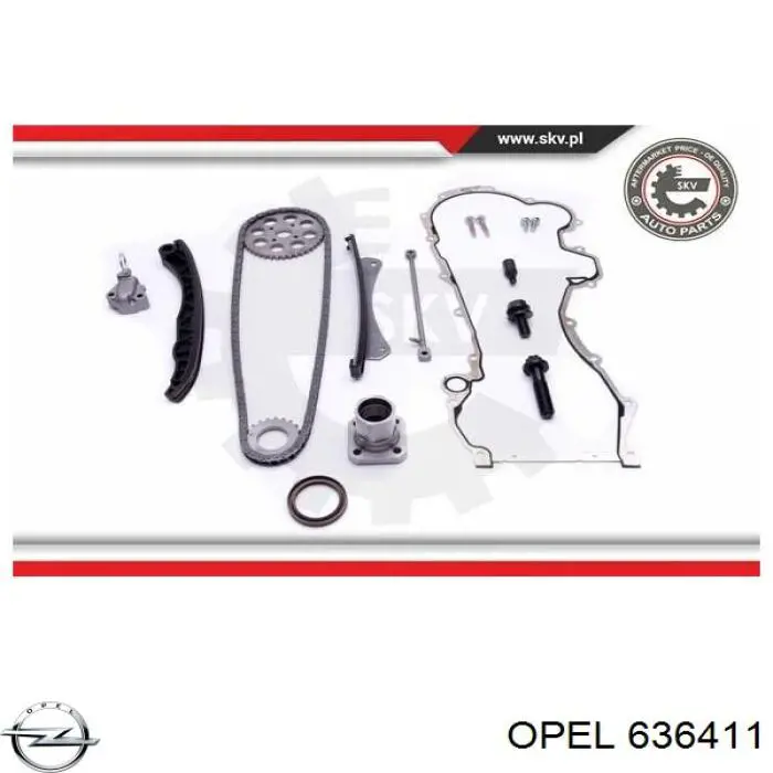 Parafuso da engrenagem da árvore distribuidora Opel 636411 preço, a partir de 4,78 USD