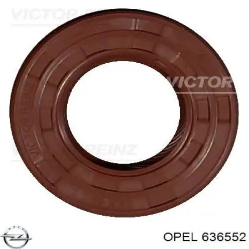 636552 Opel Vedação dianteira da árvore distribuidora de motor