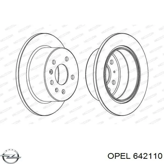 642110 Opel Válvula de admissão
