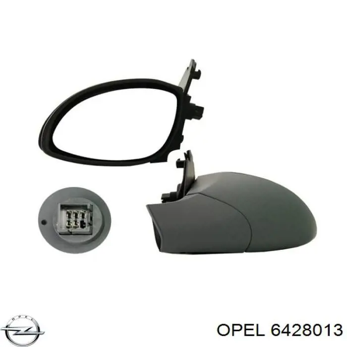 Espelho de retrovisão esquerdo Opel 6428013 preço, a partir de 54,48 USD