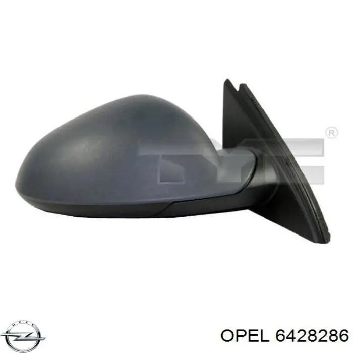 Espelho de retrovisão esquerdo Opel 6428286 preço, a partir de 59,70 USD