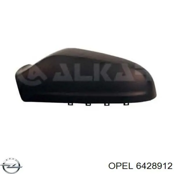 Compre 6428912 Opel Placa sobreposta (tampa) do espelho de retrovisão esquerdo