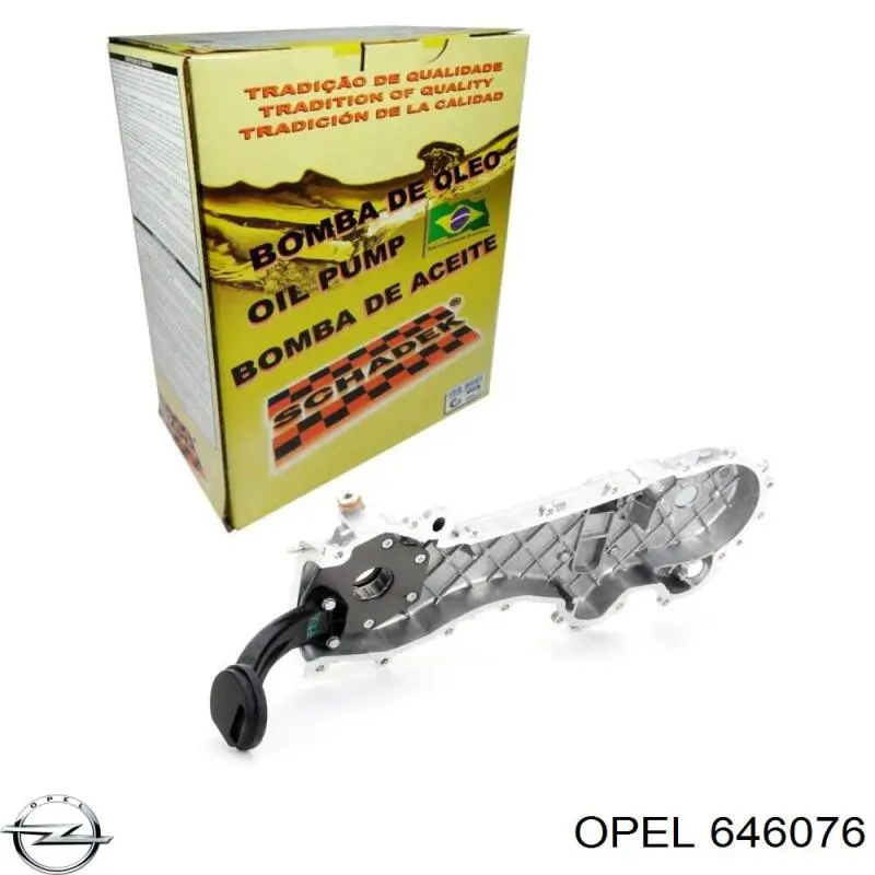 Bomba de óleo Opel 646076 preço, a partir de 170,14 USD