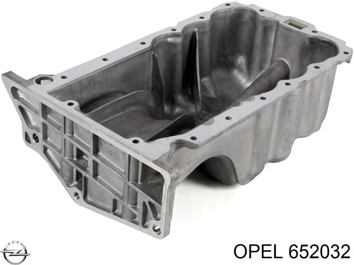 652032 Opel Panela de óleo de cárter do motor