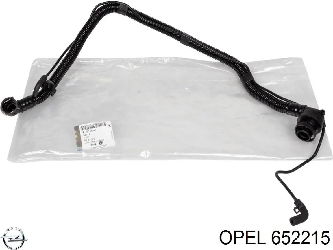 652215 Opel Cano derivado de ventilação de cárter (de separador de óleo)