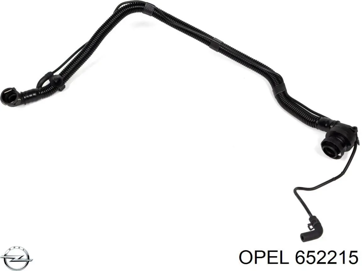 Cano derivado de ventilação de cárter (de separador de óleo) Opel 652215 preço, a partir de 41,21 USD