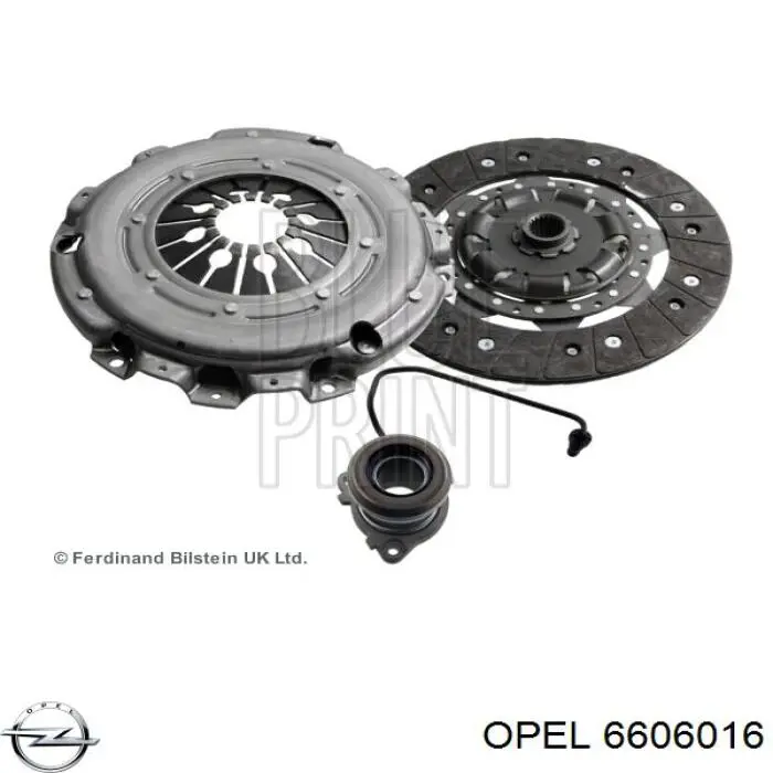 Compre 6606016 Opel Kit de embraiagem (3 peças)