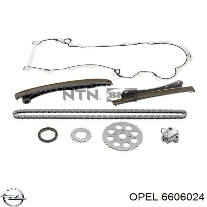 Compre 6606024 Opel Cadeia do mecanismo de distribuição de gás, kit