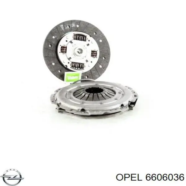 Compre 6606036 Opel Kit de embraiagem (3 peças)