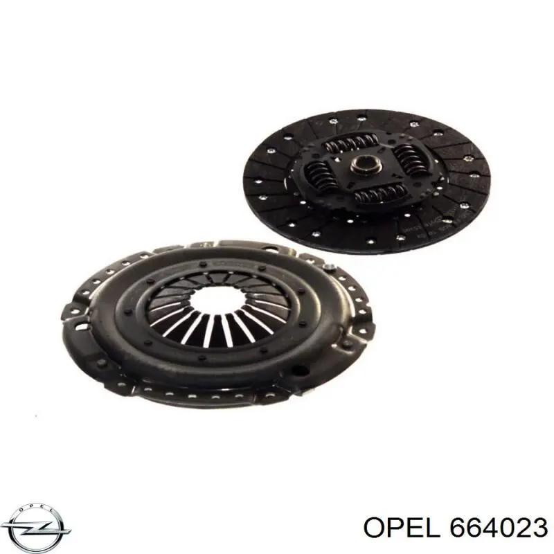 664023 Opel Disco de embraiagem