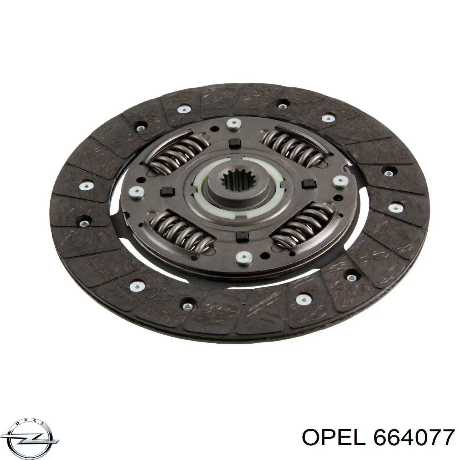 664077 Opel Disco de embraiagem