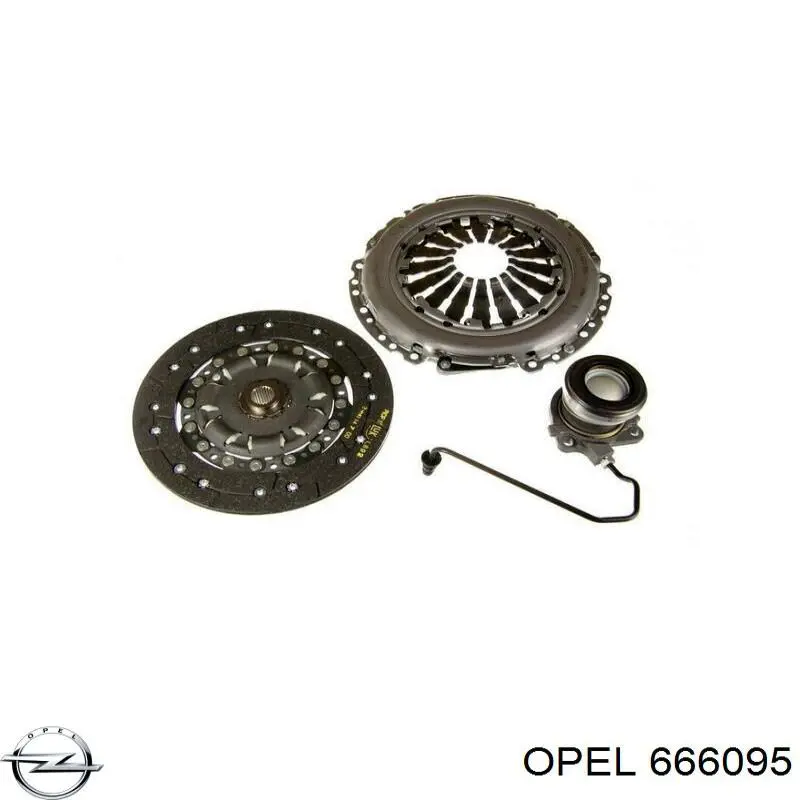 Compre 666095 Opel Disco de embraiagem