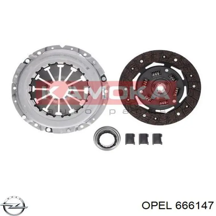 Compre 666147 Opel Cesta de embraiagem