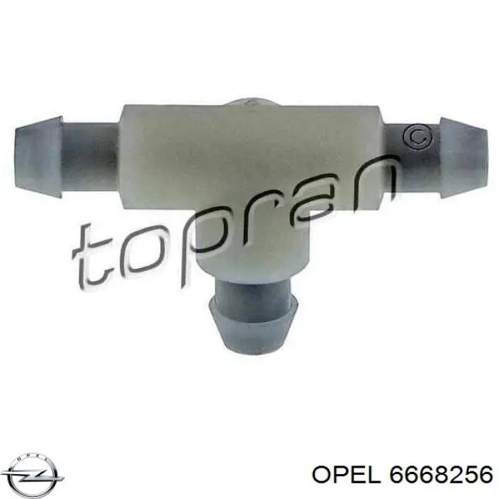 6668256 Opel União em T do sistema de lavador de pára-brisas
