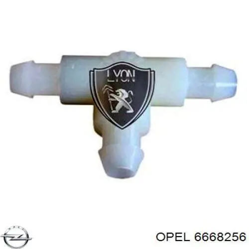 União em T do sistema de lavador de pára-brisas Opel 6668256 preço, a partir de 1,01 USD