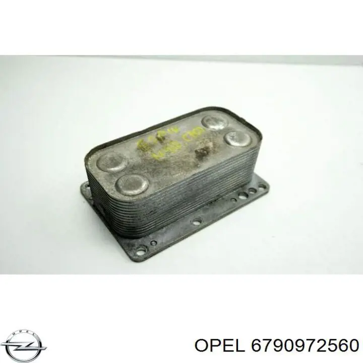Radiador de óleo (frigorífico), debaixo de filtro 6790972560 Nissan/Infiniti