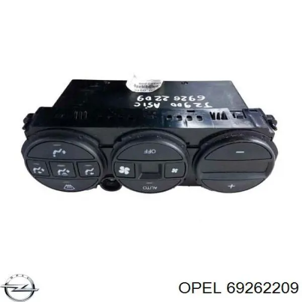 Unidade de controlo dos modos de aquecimento/condicionamento Opel 69262209 preço, a partir de 50,74 USD