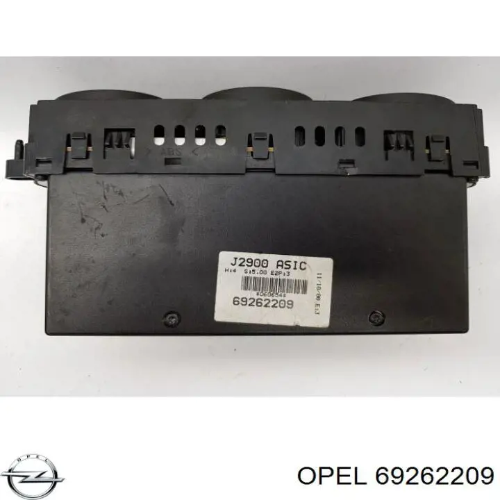 69262209 Opel Unidade de controlo dos modos de aquecimento/condicionamento