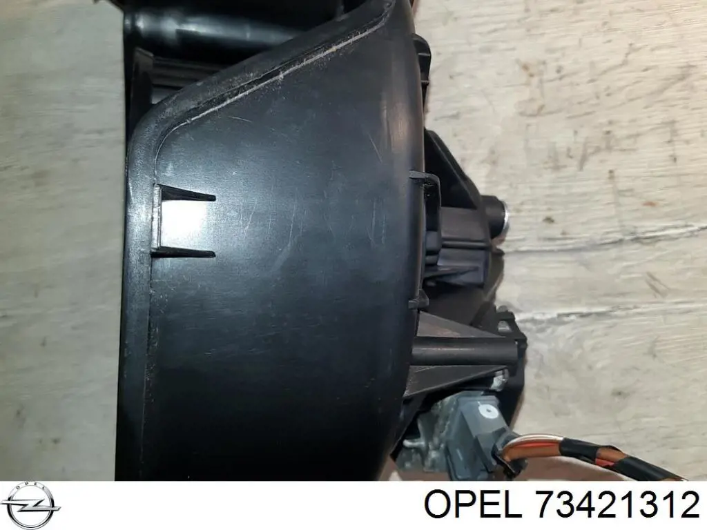 Resistor (resistência) de ventilador de forno (de aquecedor de salão) Opel 73421312