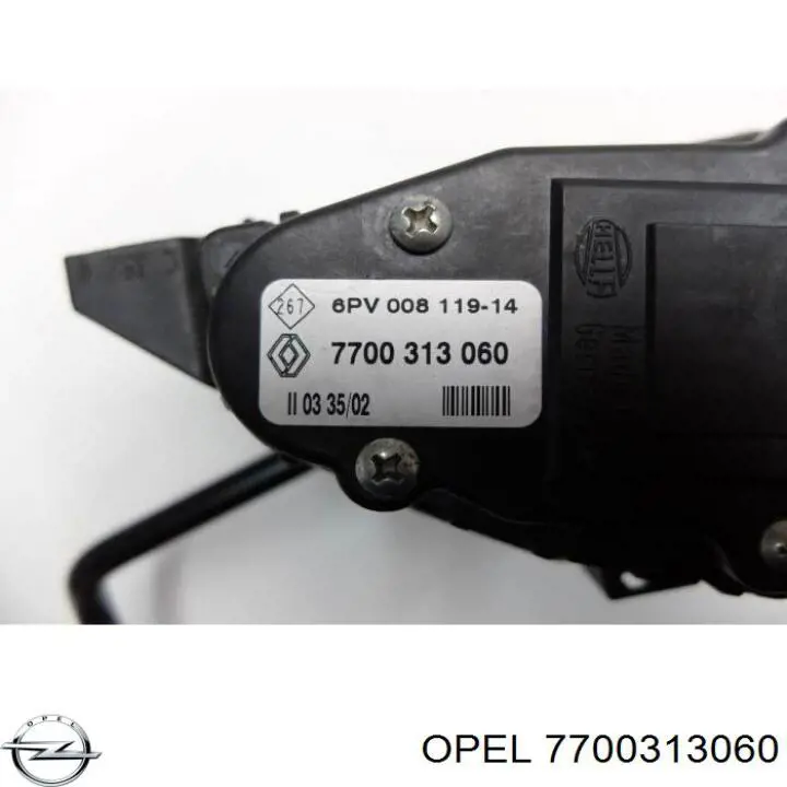 Pedal de gás (de acelerador) Nissan/Infiniti 7700313060 preço, a partir de 57,89 USD