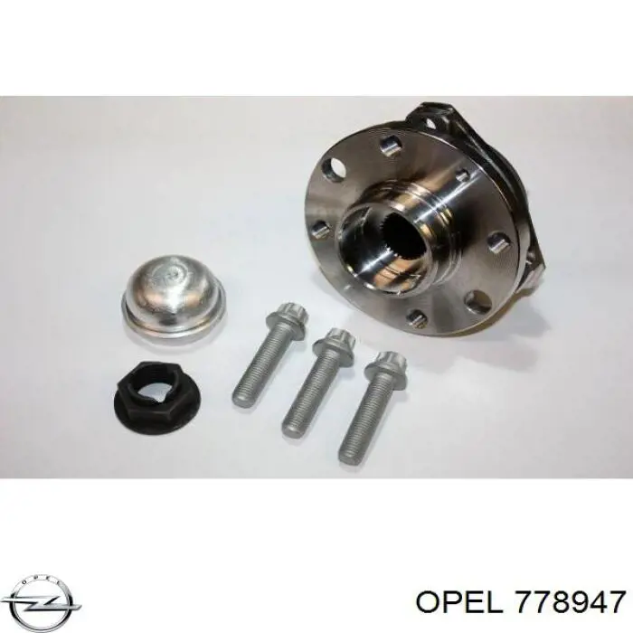 778947 Opel Porca de fixação de tubo de admissão do silenciador (de calças)