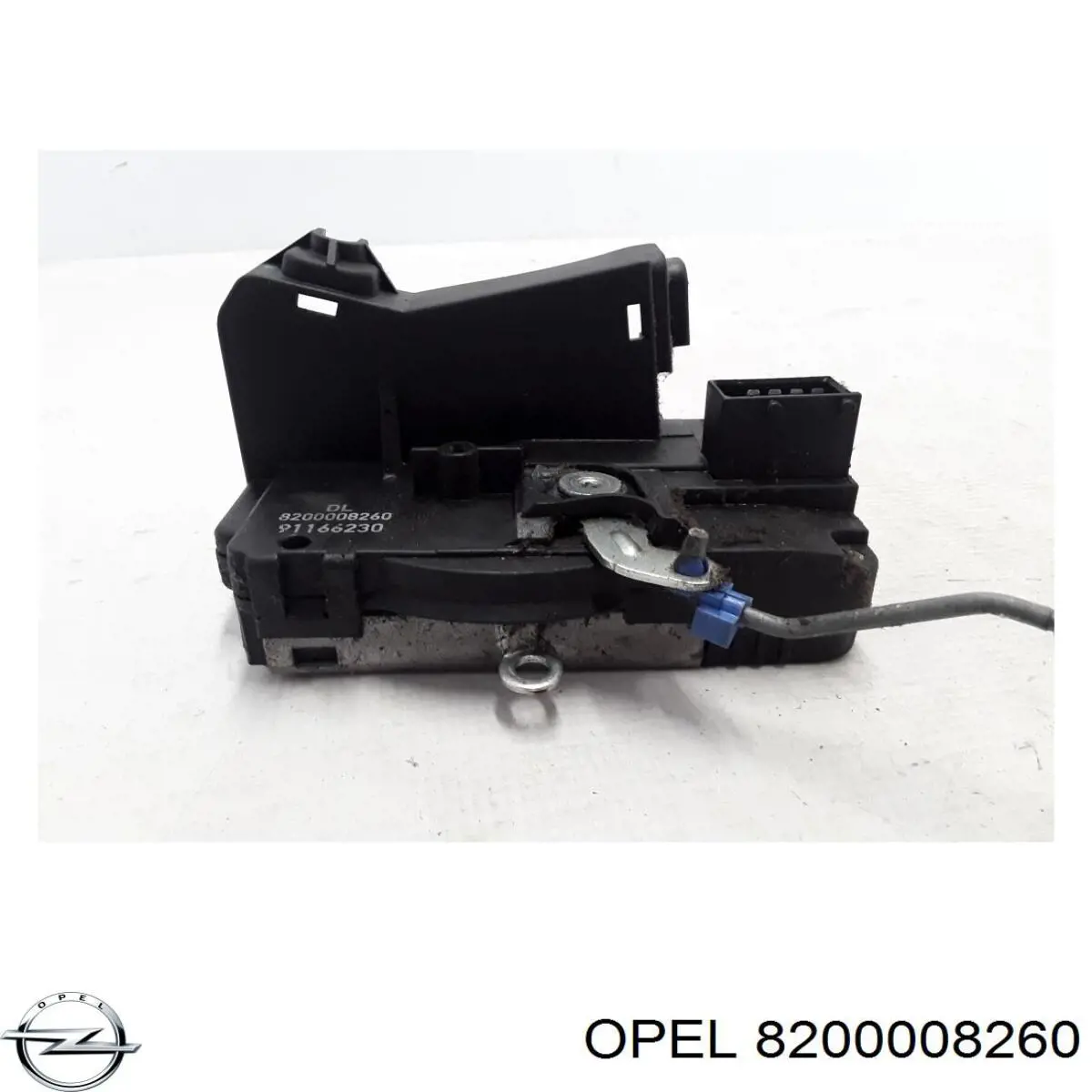 Fecho da porta dianteira esquerda 8200008260 Opel