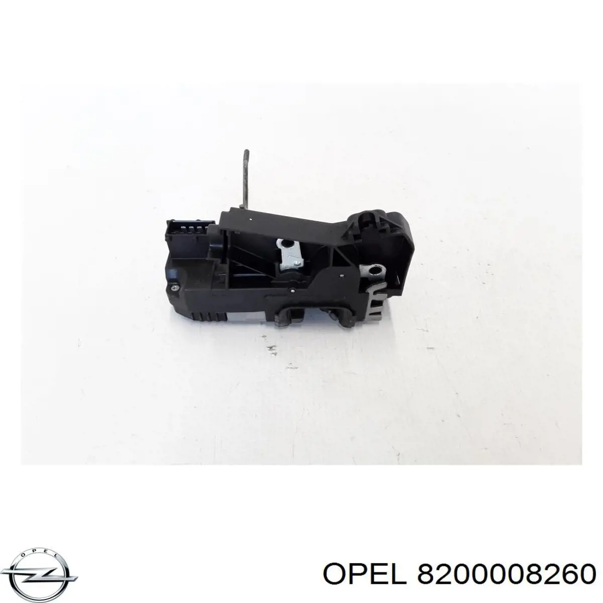 Fecho da porta dianteira esquerda Opel 8200008260
