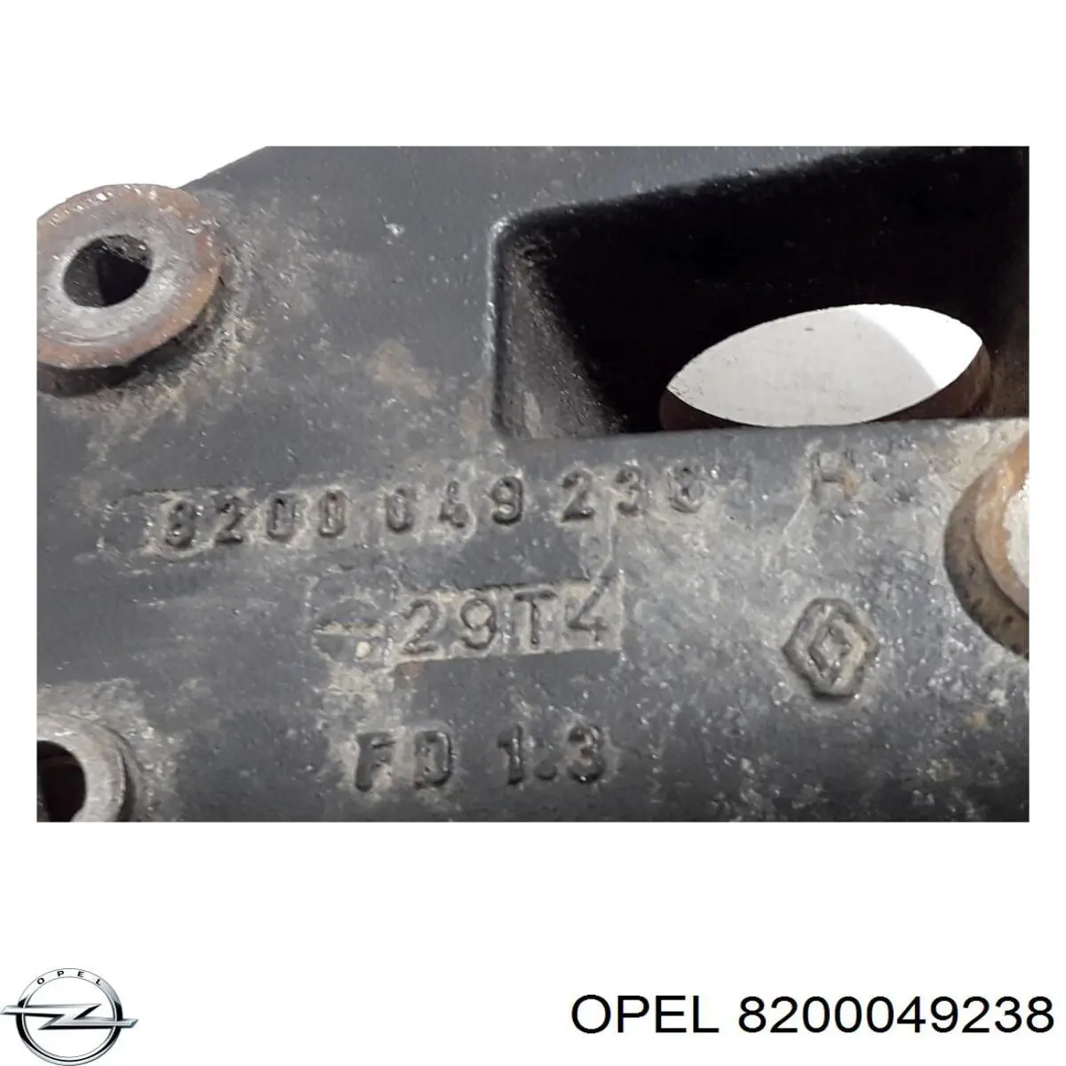 Suporte de rolamento suspenso do semieixo dianteiro 8200049238 Opel